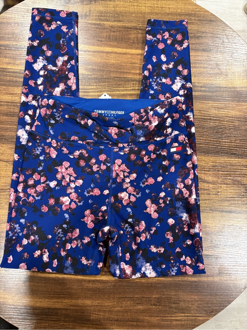 Tommy Hilfiger Royal Blue Floral Print Leggings